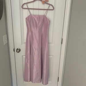 Cache Lavender 3/4 Length Dress with Bows in Back - Size 4 Never Been Worn